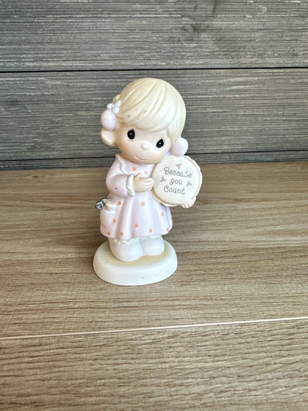 Precious Moments "YOU COUNT" Figurine #488372 W/O Box - 1998 - Vintage